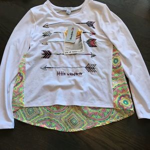 NWT Girls Side Of Fries Top - Size Small
